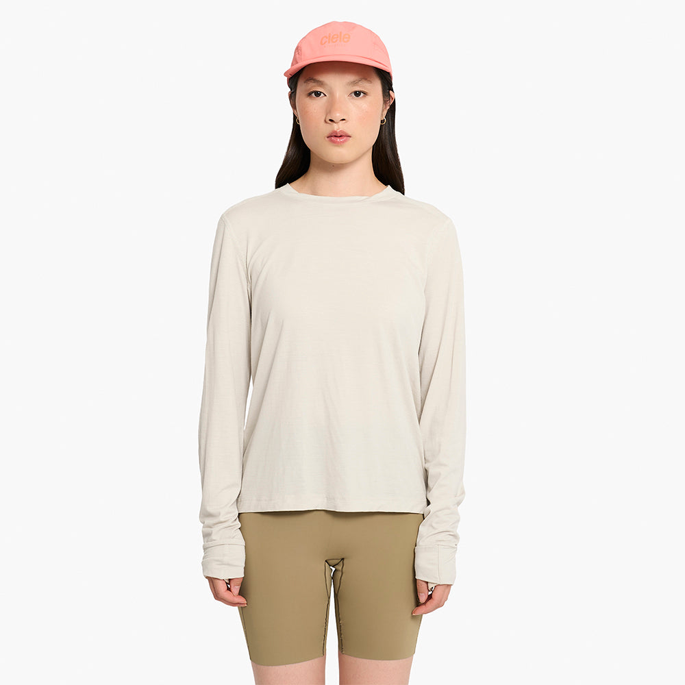 Ciele Athletics W HLSLongsleeve - Rainy Day - WOMENS シエルアスレチックス ウィメンズ エイチエルエスロングスリーブ レイニーデイ