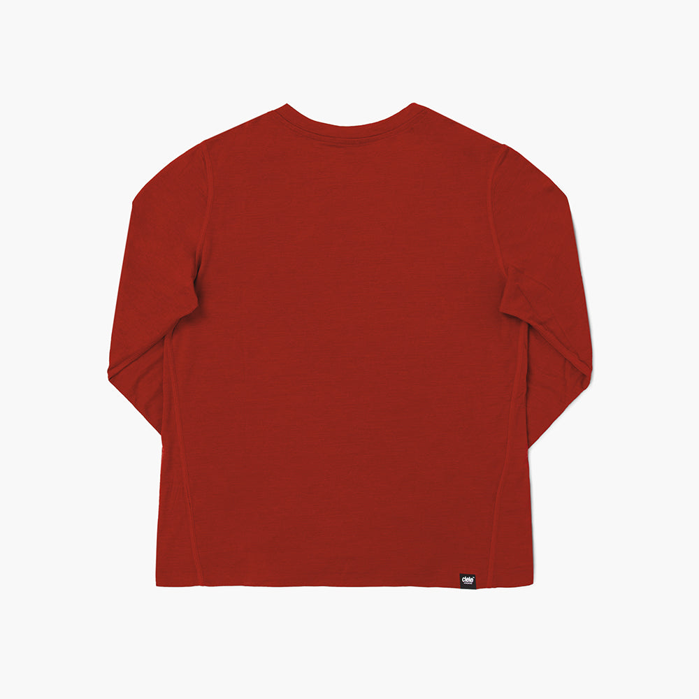 Ciele Athletics W HLSLongsleeve - Clay - WOMENS シエルアスレチックス ウィメンズ エイチエルエスロングスリーブ クレイ