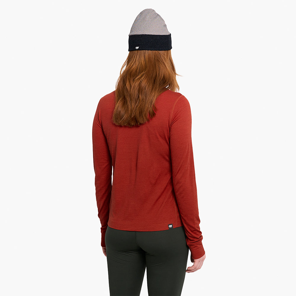 Ciele Athletics W HLSLongsleeve - Clay - WOMENS シエルアスレチックス ウィメンズ エイチエルエスロングスリーブ クレイ