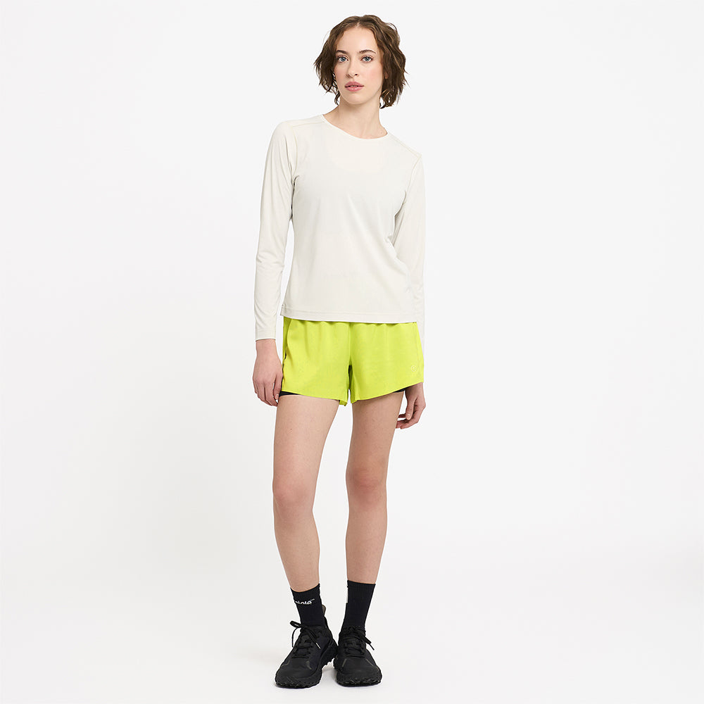 Ciele Athletics W DLYShort 4" Long Brief - Lime Green - WOMENS シエルアスレチックス ダブリュー ディーエルワイショーツ 4インチ ロングブリーフ ライムグリーン ウィメンズ