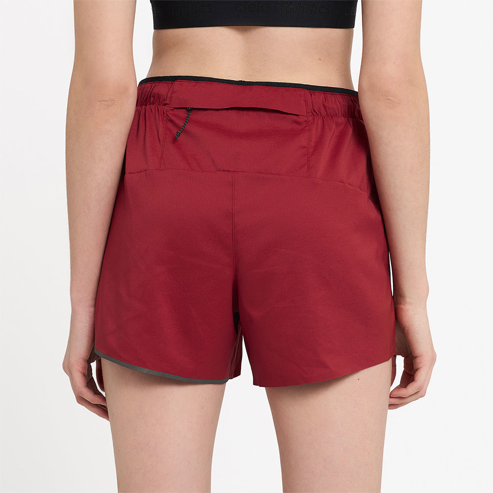 Ciele Athletics W DLYShort 4" Long Brief - Merlot - WOMENS シエルアスレチックス ダブリュー ディーエルワイショーツ 4インチ ロングブリーフ メルロー ウィメンズ
