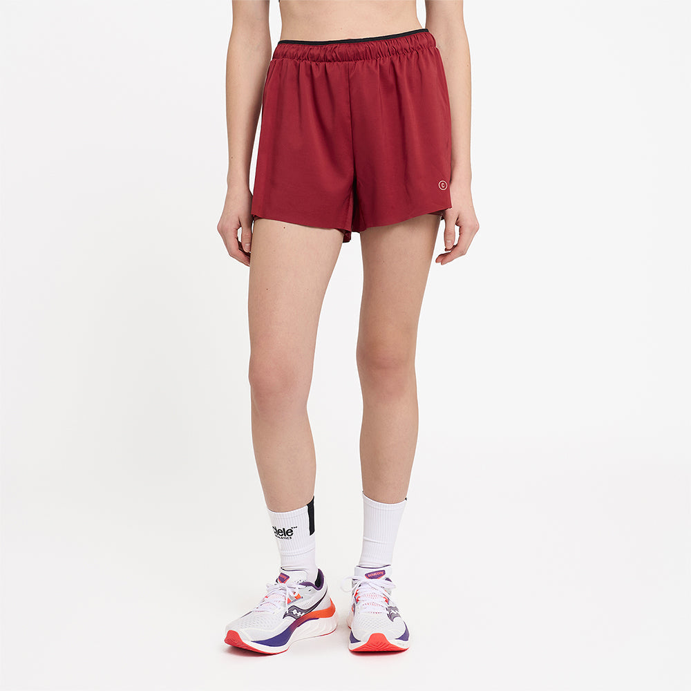 Ciele Athletics W DLYShort 4" Long Brief - Merlot - WOMENS シエルアスレチックス ダブリュー ディーエルワイショーツ 4インチ ロングブリーフ メルロー ウィメンズ