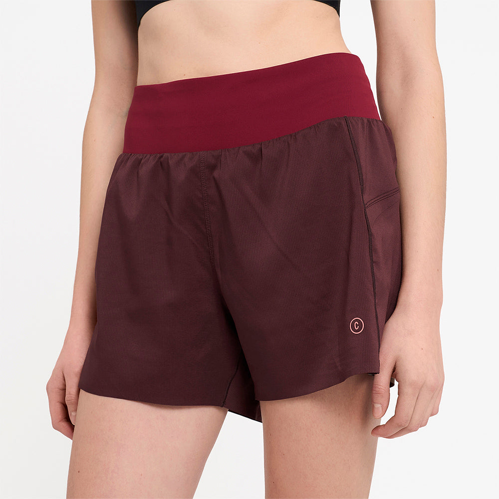 Ciele Athletics W TRNShort 4" Brief - Dark Wine Red - WOMENS  シエルアスレチックス ダブリュー ディーエルワイショーツ 4インチ ロングブリーフ ダークワインレッド ウィメンズ