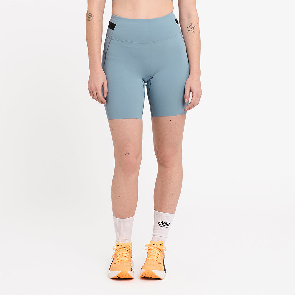 Ciele Athletics W FSTTight Short 7" - Chambray - WOMENS   シエルアスレチックス ダブリュー エフエスティタイツ ショート 7 シャンブレー ウィメンズ 