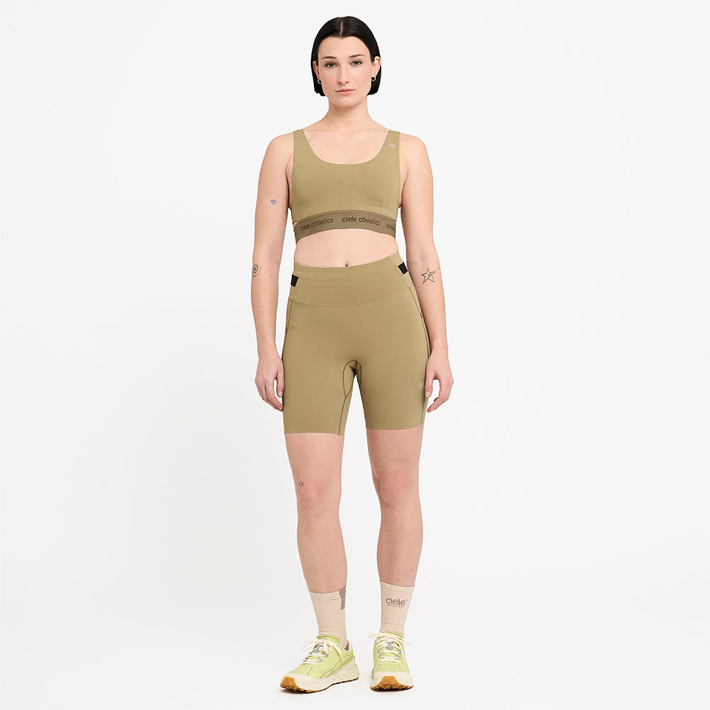 Ciele Athletics W FSTTight Short 7" - Canvas - WOMENS   シエルアスレチックス ダブリュー エフエスティタイツ ショート 7 キャンバス ウィメンズ 