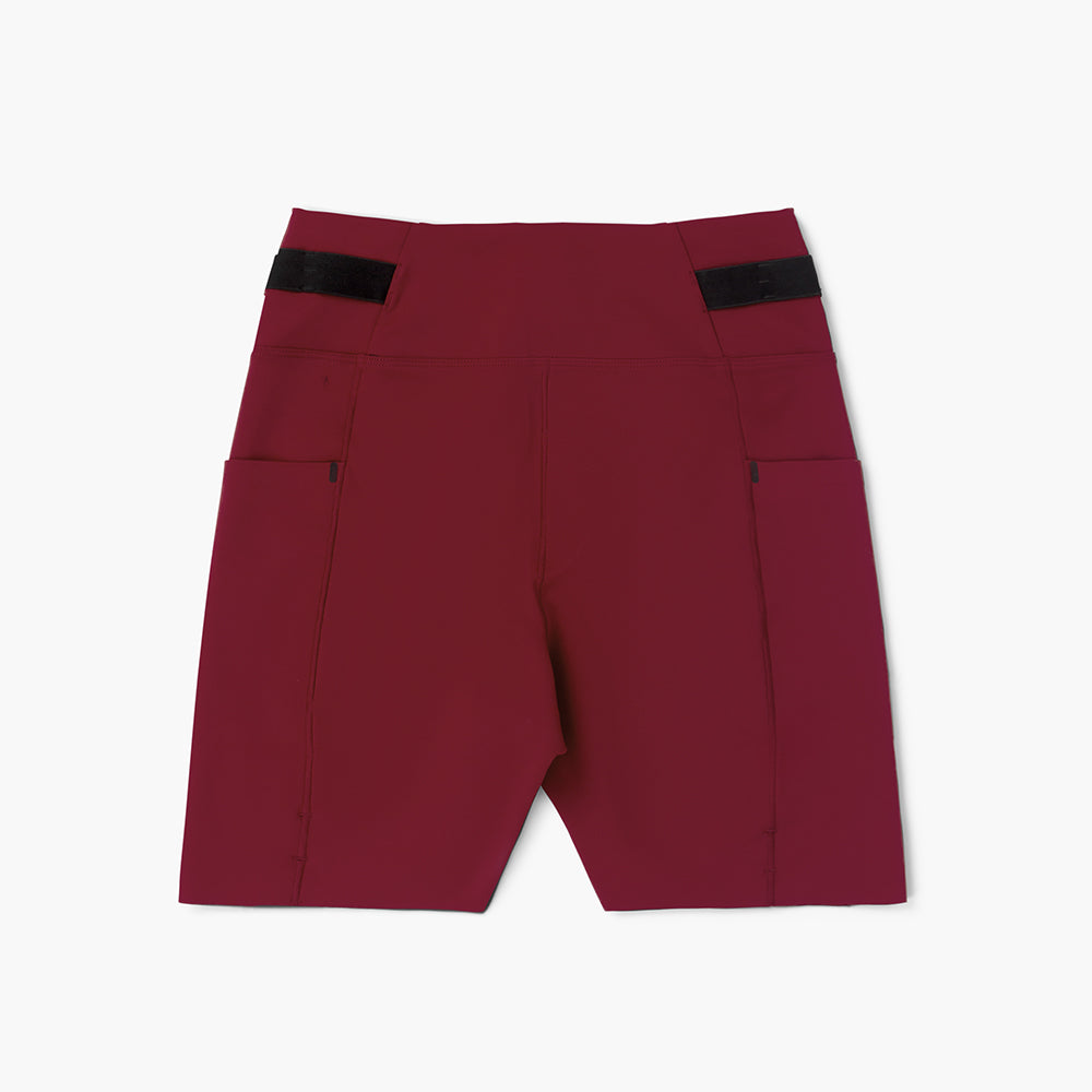Ciele Athletics W FSTTight Short 7" - Crimson Red - WOMENS   シエルアスレチックス ダブリュー エフエスティタイツ ショート 7 クリムゾンレッド ウィメンズ 