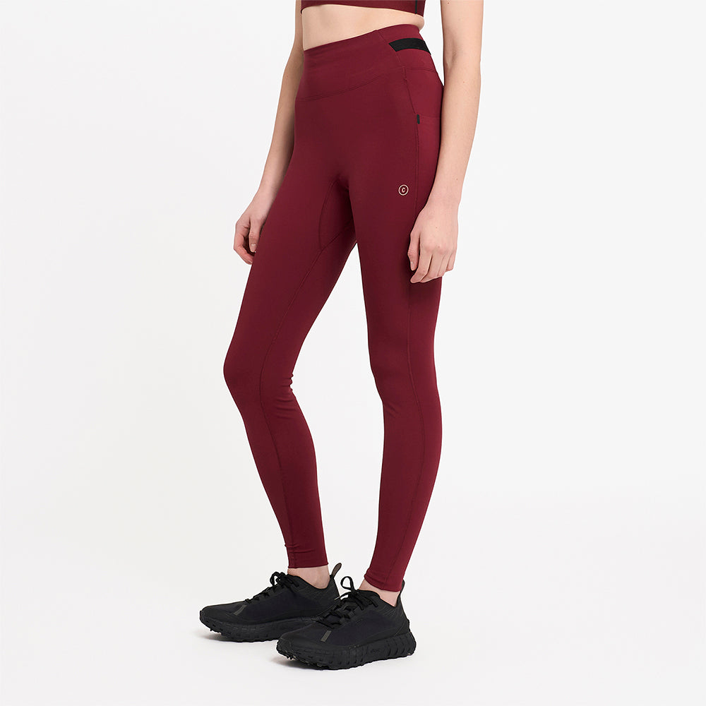 Ciele Athletics W FSTTight 29" - Crimson Red - WOMENS   シエルアスレチックス ダブリュー エフエスティタイツ 29 クリムゾンレッド ウィメンズ