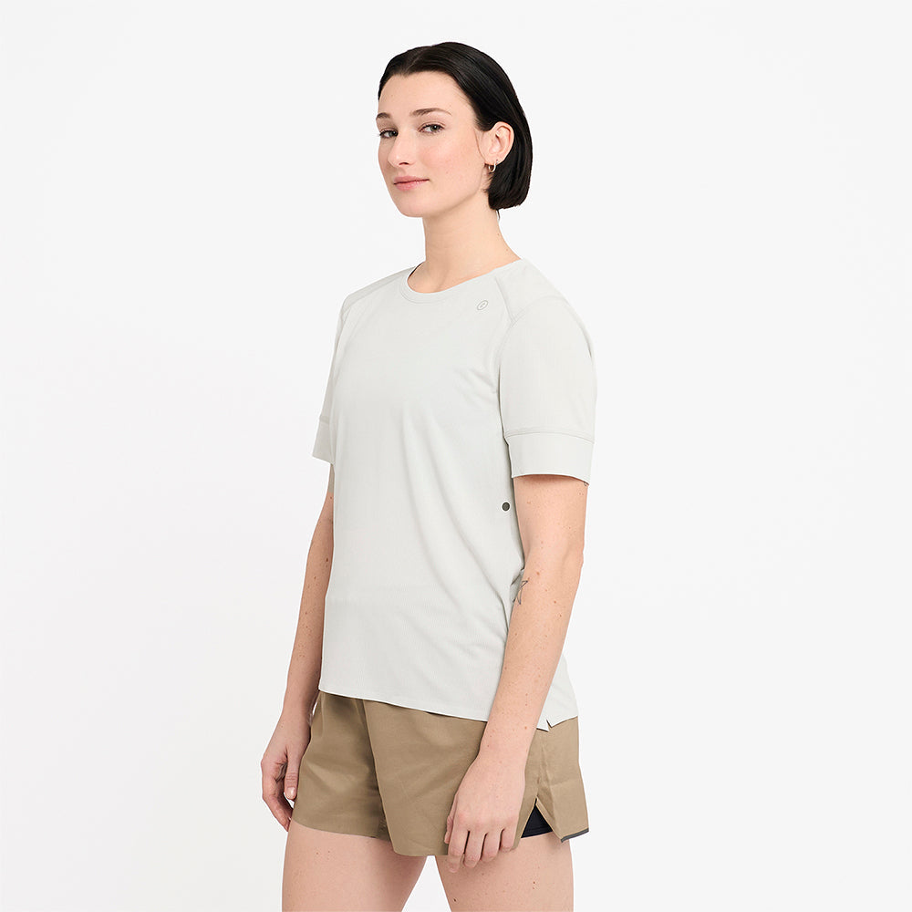 Ciele Athletics W FSTTShirt - Light Grey - WOMENS シエルアスレチックス ダブリュー エフエスティーシャツ ライトグレー ウィメンズ