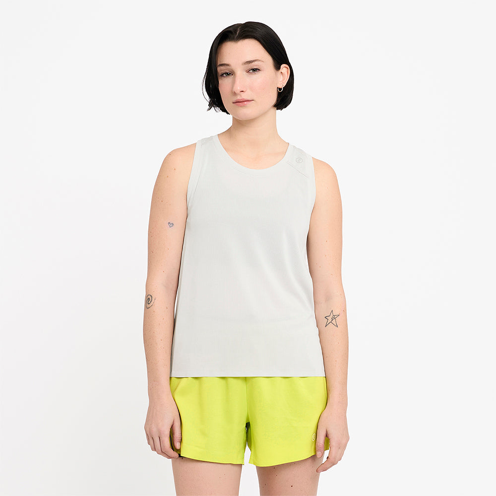 Ciele Athletics W FSTSinglet - Light Grey - WOMENS シエルアスレチックス ダブリュー エフエスティ―シングレット ライトグレー ウィメンズ
