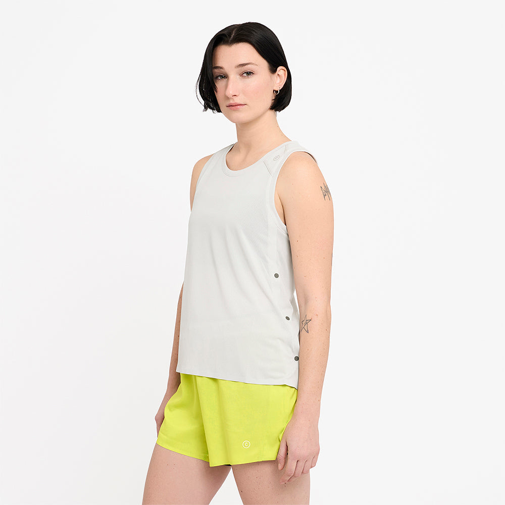 Ciele Athletics W FSTSinglet - Light Grey - WOMENS シエルアスレチックス ダブリュー エフエスティ―シングレット ライトグレー ウィメンズ