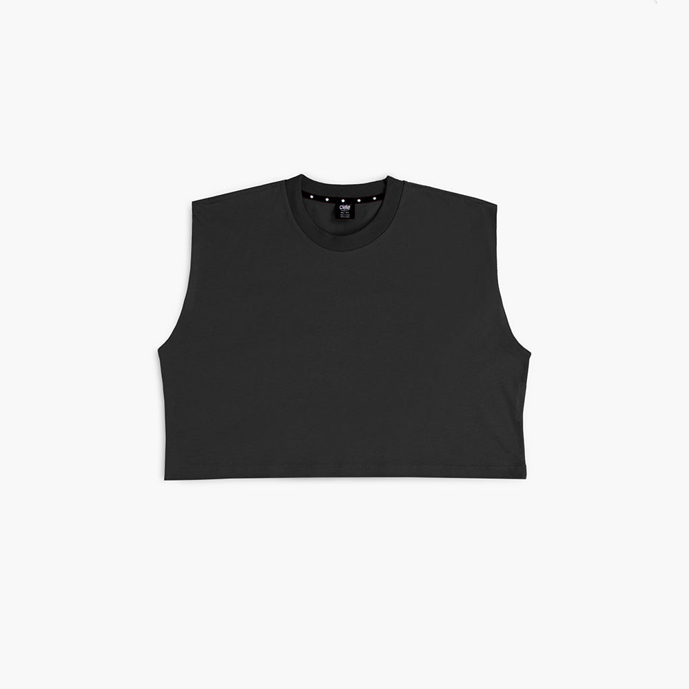 Ciele Athletics W ORTank Cropped - Summer Nights - Black - WOMENS シエルアスレチックス ダブリュー オーアールタンク クロップド サマーナイツ ウィメンズ