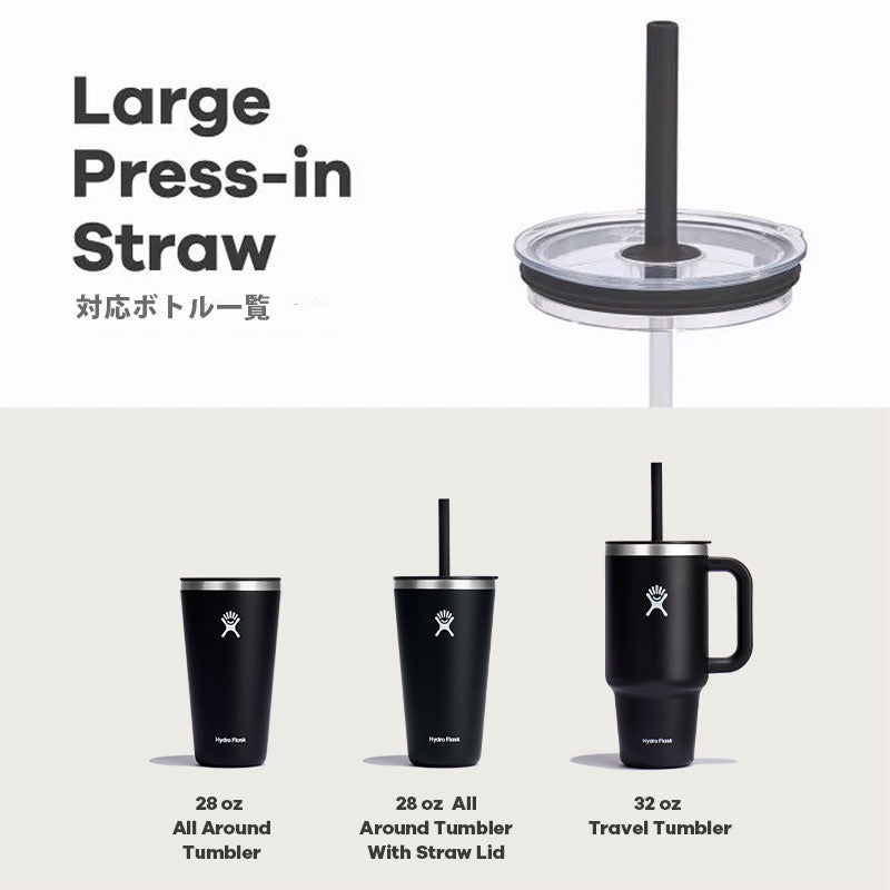Large Press-In Straw Lid