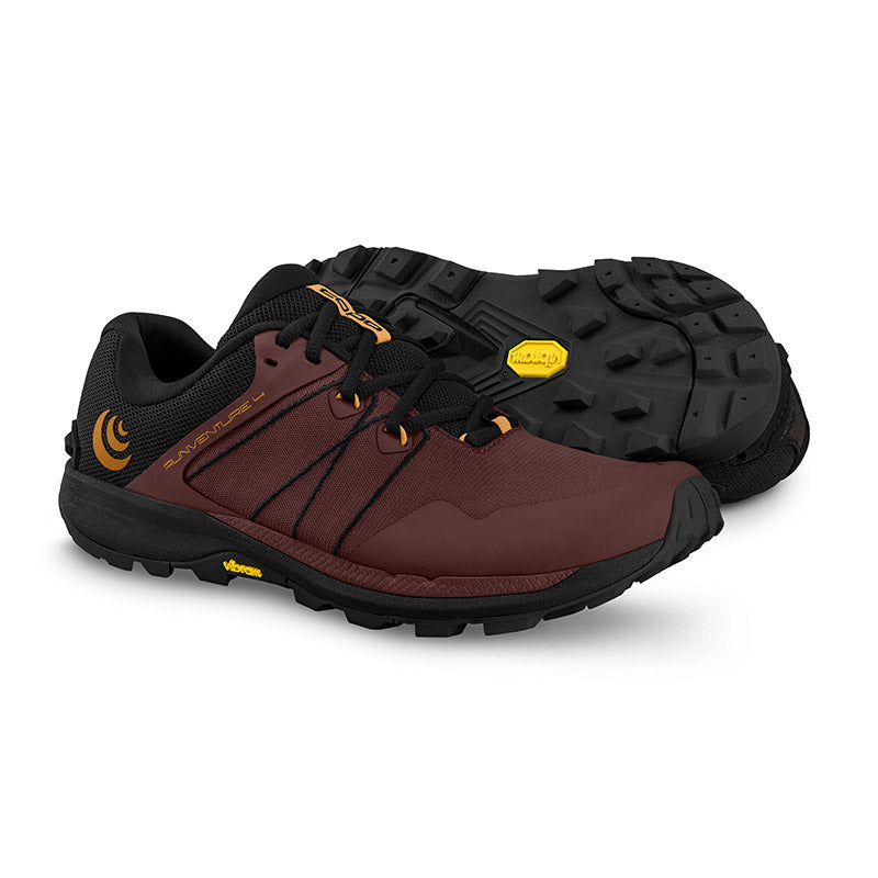 Topo Athletic RUNVENTURE 4 - Garnet/Black - MENS トポアスレチック ランベンチャー4 メンズ トレイルシューズ