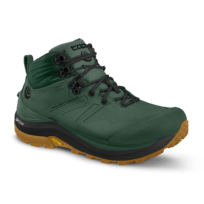 Topo Athletic TRAILVENTURE 2 WP - Dark Green/Clay - MENS トポアスレチック トレイルベンチャー2 ウォータープルーフ メンズ ハイキングシューズ