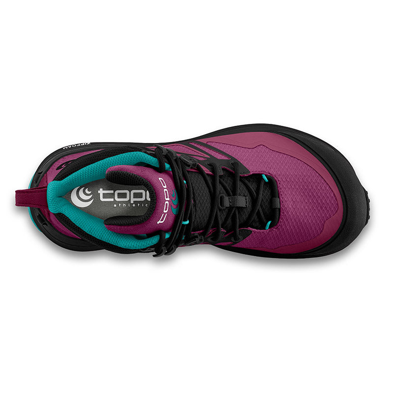 Topo Athletic TRAILVENTURE 2 WP - Raspberry/Black - WOMENS トポアスレチック トレイルベンチャー2 ウォータープルーフ ウィメンズ ハイキングシューズ