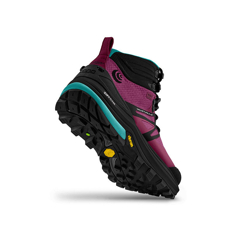 Topo Athletic TRAILVENTURE 2 WP - Raspberry/Black - WOMENS トポアスレチック トレイルベンチャー2 ウォータープルーフ ウィメンズ ハイキングシューズ
