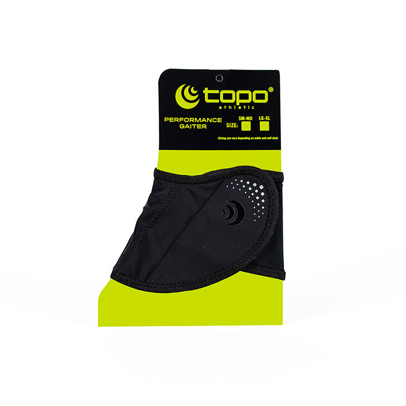 Topo Athletic PERFORMANCE GAITER - Black/Black トポアスレチック パフォーマンスゲイター トレイルランニング