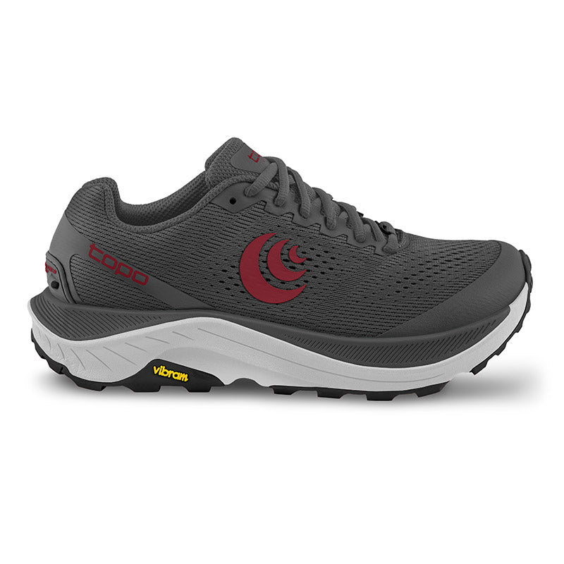 Topo Athletic ULTRAVENTURE 3 - Grey/Red - MENS トポアスレチック ウルトラベンチャー3 メンズ トレイルシューズ