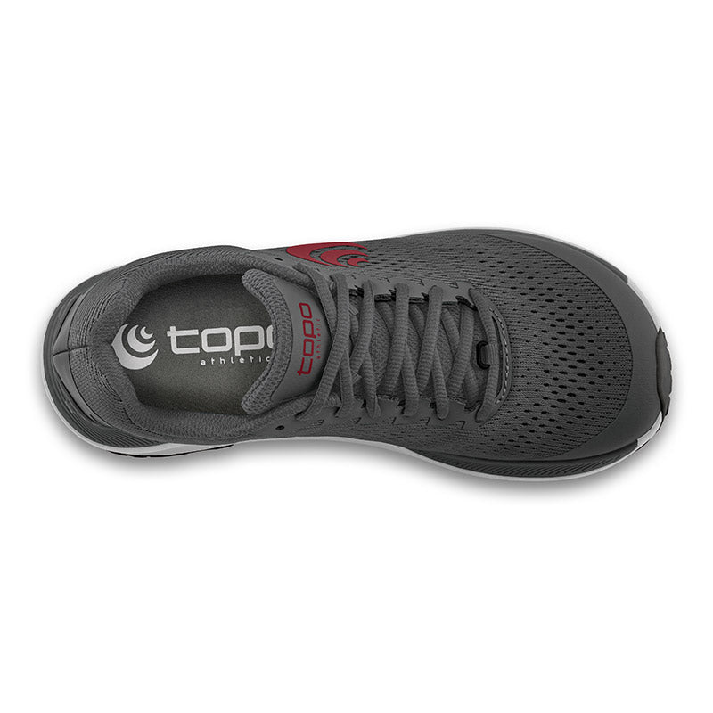 Topo Athletic ULTRAVENTURE 3 - Grey/Red - MENS トポアスレチック ウルトラベンチャー3 メンズ トレイルシューズ