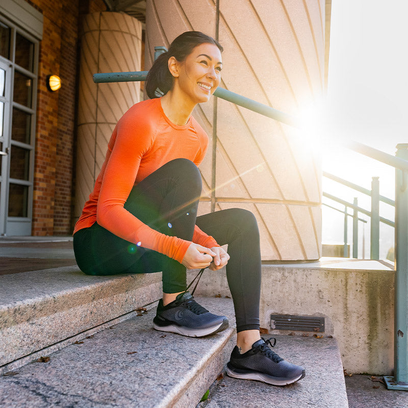 Topo Athletic MAGNIFLY 5 - Charcoal/Black - WOMENS トポアスレチック マグニフライ5 ウィメンズ ランニングシューズ