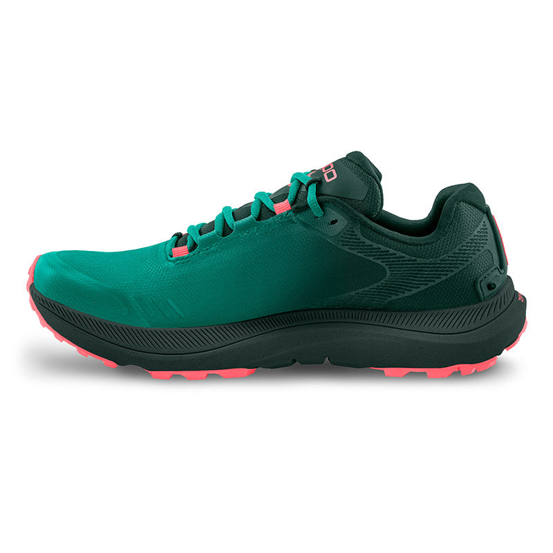 Topo Athletic MT-5 - Emerald/Pink - WOMENSトポアスレチック エムティー5 ウィメンズ トレイルランニングシューズ