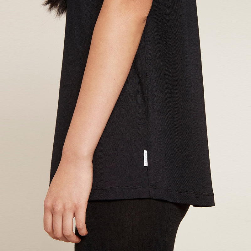 Boody ブーディ ダウンタイム ラウンジトップ 半袖Tシャツ