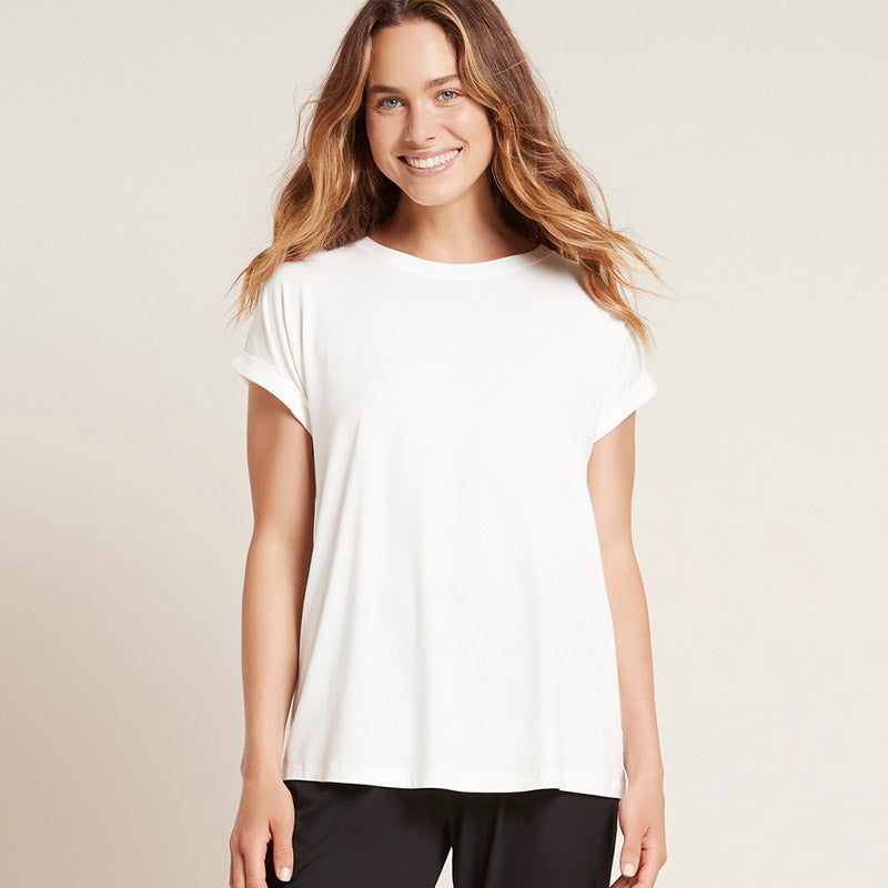 Boody ブーディ ダウンタイム ラウンジトップ 半袖Tシャツ