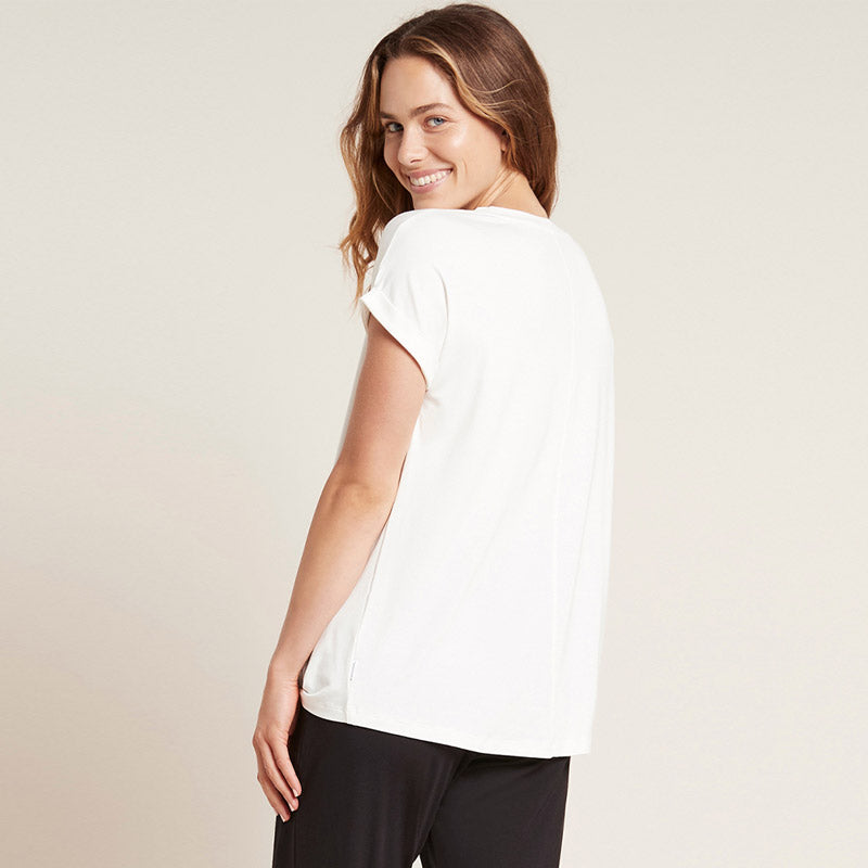 Boody ブーディ ダウンタイム ラウンジトップ 半袖Tシャツ