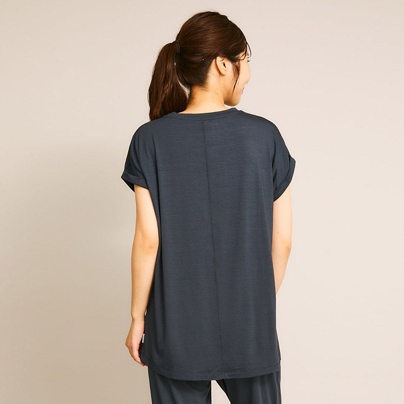 Boody ブーディ ダウンタイム ラウンジトップ 半袖Tシャツ