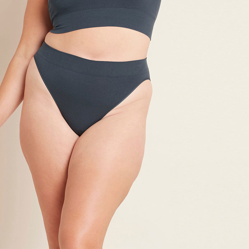 Boody ブーディ リヨライト リブ ハイレッグブリーフ