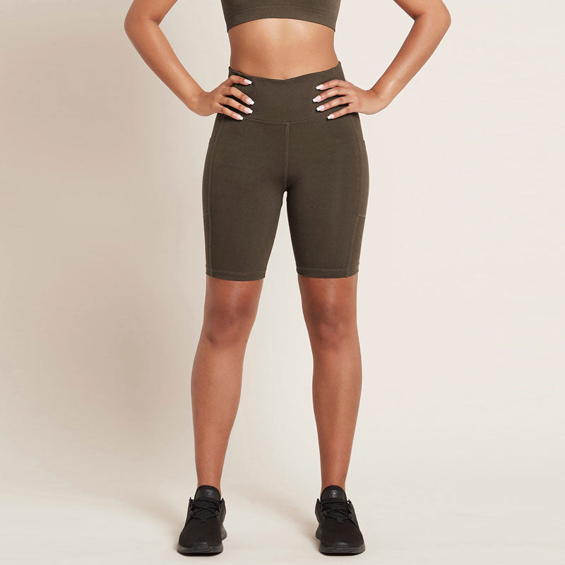Boody ブーディ モーティベイト ハイウエスト レギンス ショート
