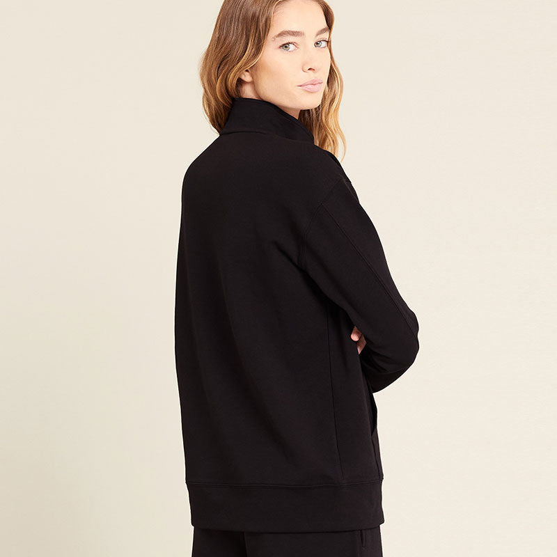 Boody ブーディ ユニセックス クォーター ジップセーター