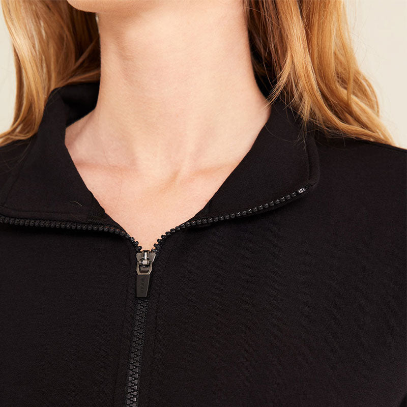 Boody ブーディ ユニセックス クォーター ジップセーター