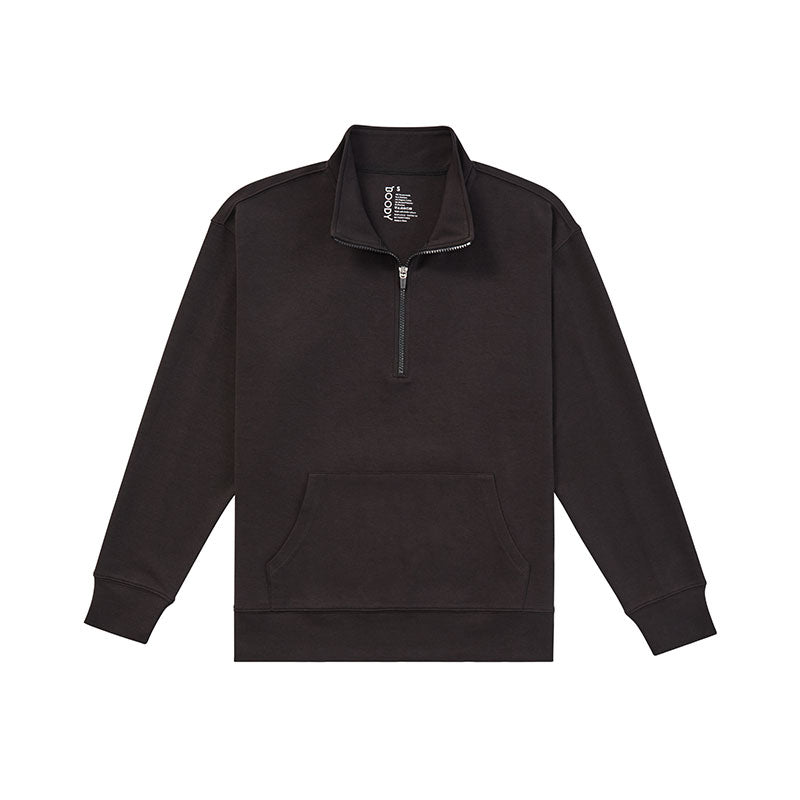 Boody ブーディ ユニセックス クォーター ジップセーター