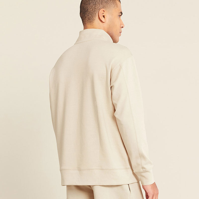 Boody ブーディ ユニセックス クォーター ジップセーター