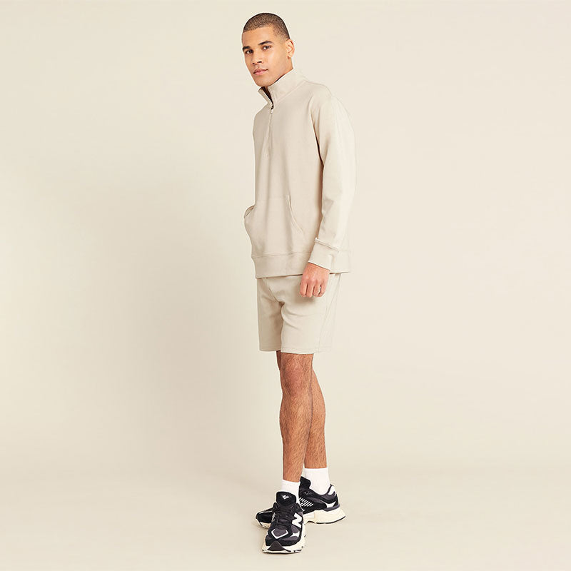 Boody ブーディ ユニセックス クォーター ジップセーター