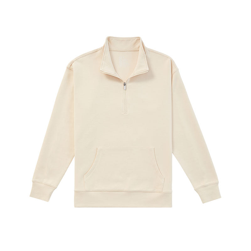 Boody ブーディ ユニセックス クォーター ジップセーター