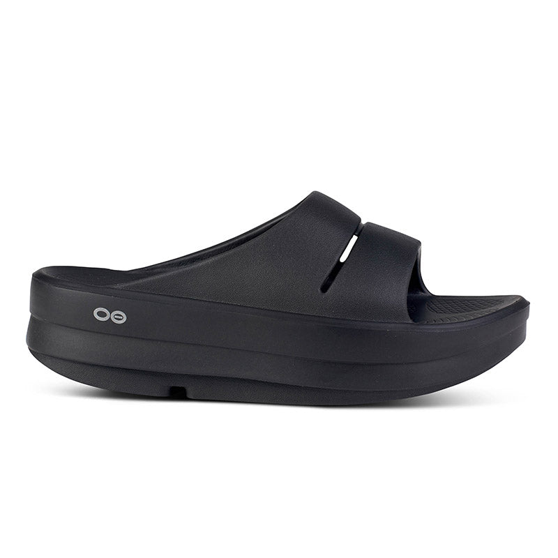OOFOS OOmega OOahh - Black ウーフォス ウーメガ ウーアー ブラック リカバリーサンダル