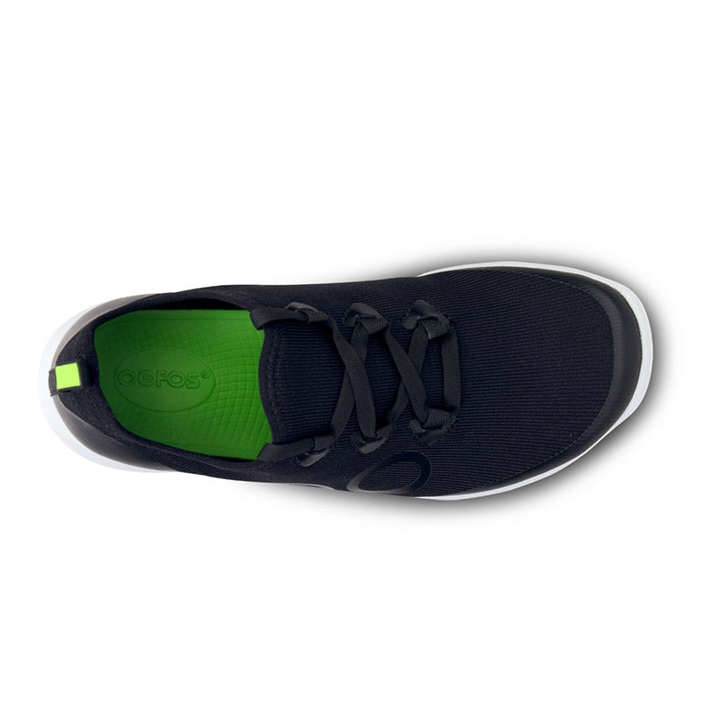 OOFOS WOMENS OOmg Sport Lace - White/Black ウーフォス ウィメンズ ウーエムジー スポーツ レース ホワイト ブラック リカバリーシューズ