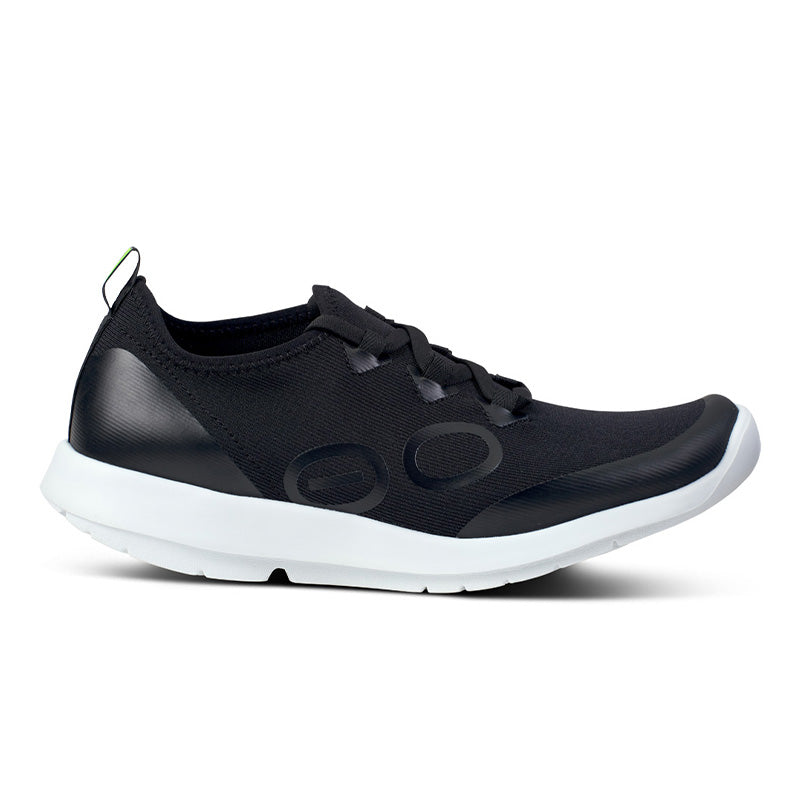 OOFOS WOMENS OOmg Sport Lace - White/Black ウーフォス ウィメンズ ウーエムジー スポーツ レース ホワイト ブラック リカバリーシューズ
