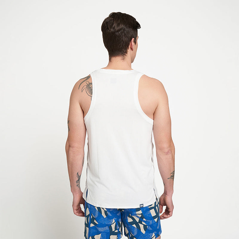 Ciele Athletics M FSTSinglet - Ghost - MENS シエルアスレチックス エム エフエスティ―シングレット ゴースト