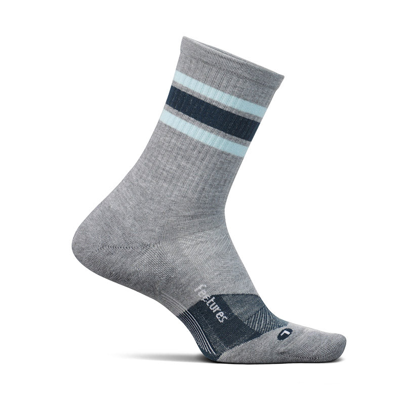 Feetures TRAIL MAX CUSHION MINI CREW - Trail Blaze Gray フィーチャーズ  クルー丈 トレイル ソックス トレイルブレイズグレー