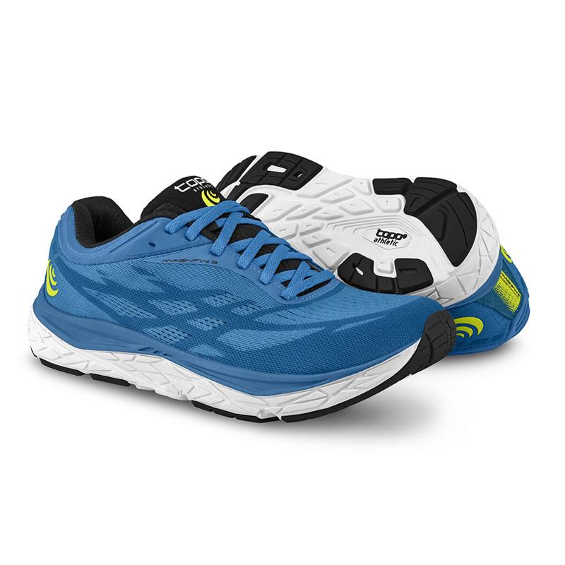 Topo Athletic MAGNIFLY 3 - Blue/Blue - MENSトポアスレチック マグニフライ3 メンズ ランニングシューズ