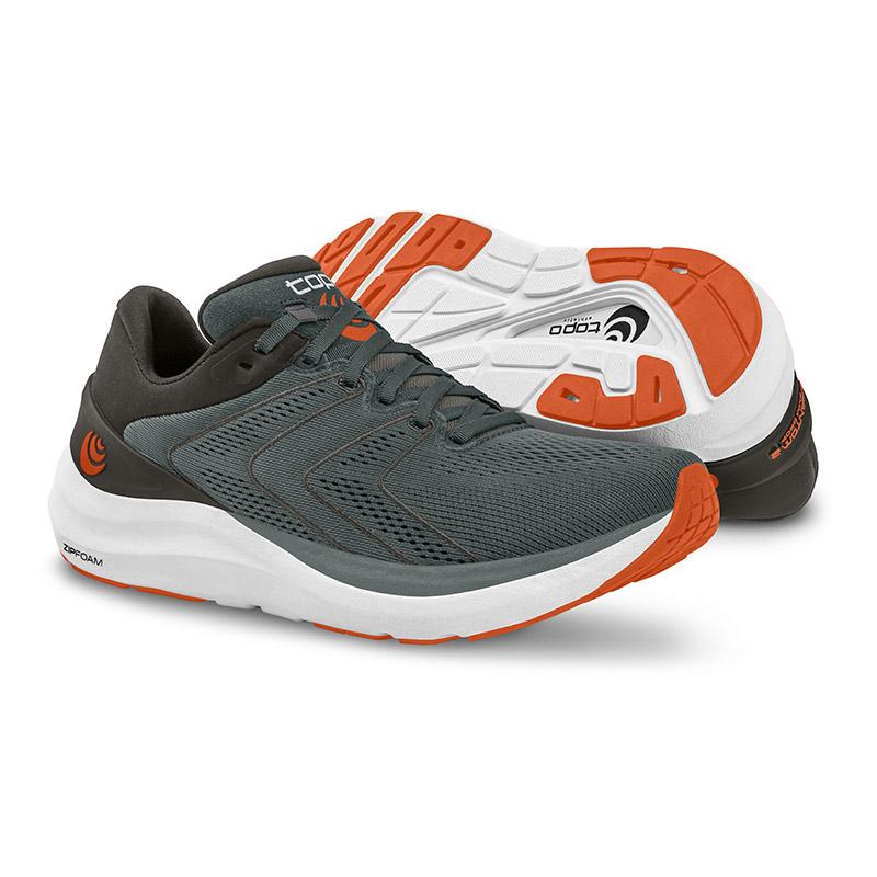 Topo Athletic PHANTOM 2 - Grey/Clay - MENS トポアスレチック ファントム2 メンズ ランニングシューズ