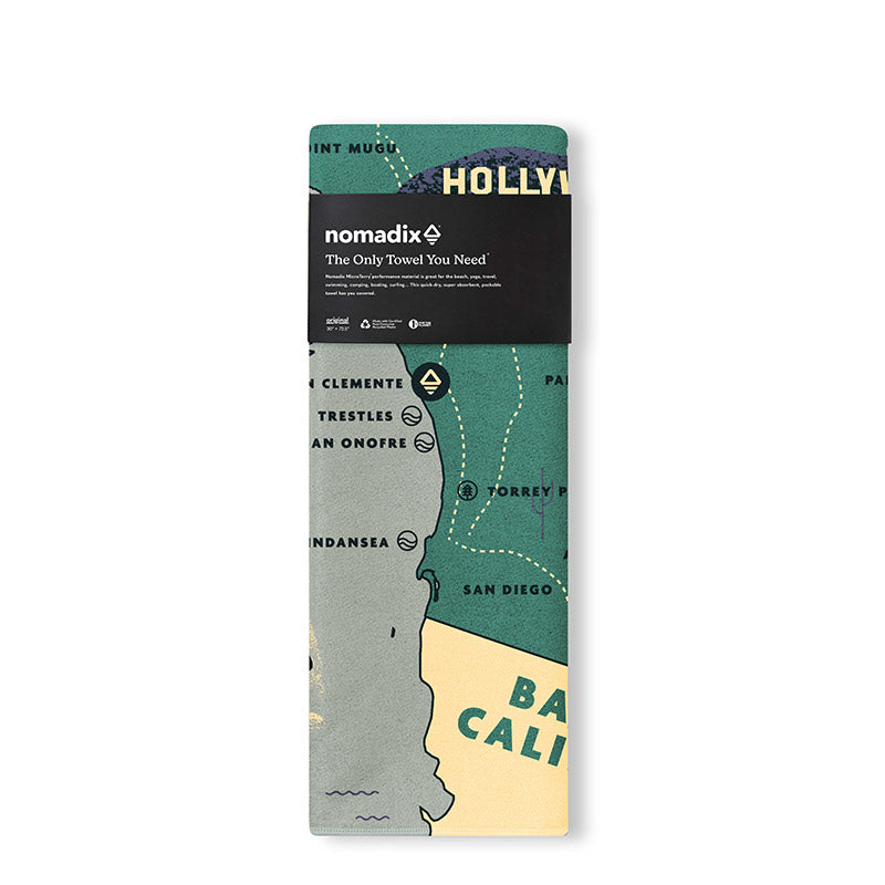 Alco Map NOMADIX CALIFORNIA MAP2 TOWEL ノマディックス タオル – ALCO online|アルコ オンライン