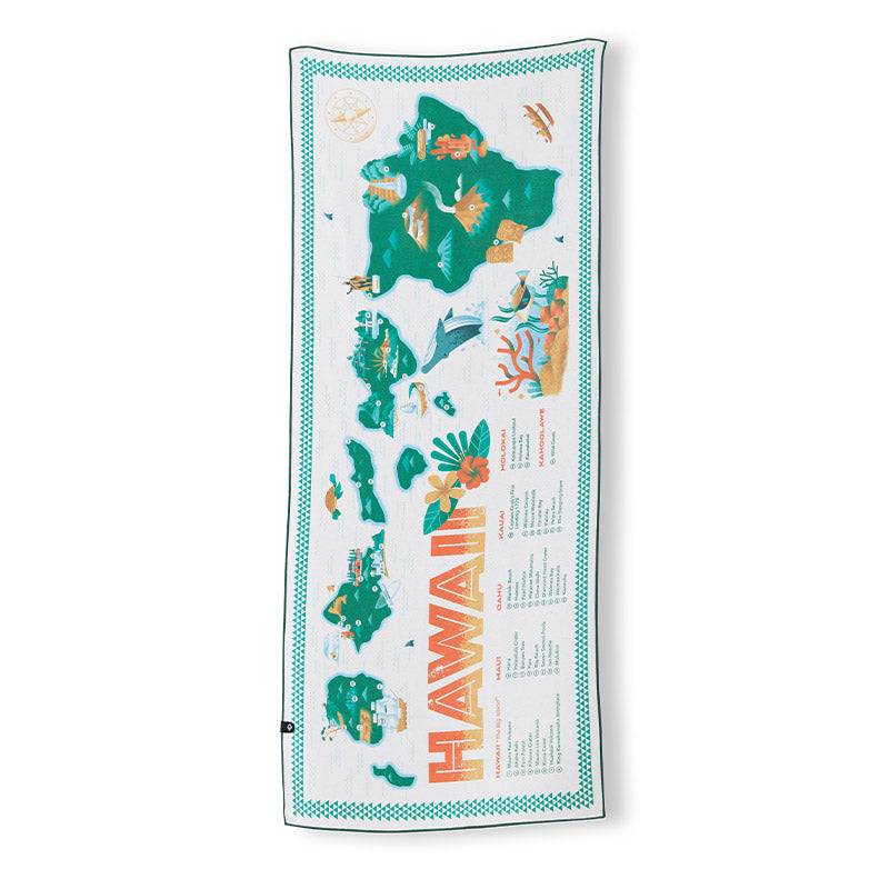 NOMADIX HAWAII MAP TOWEL ノマディックス タオル