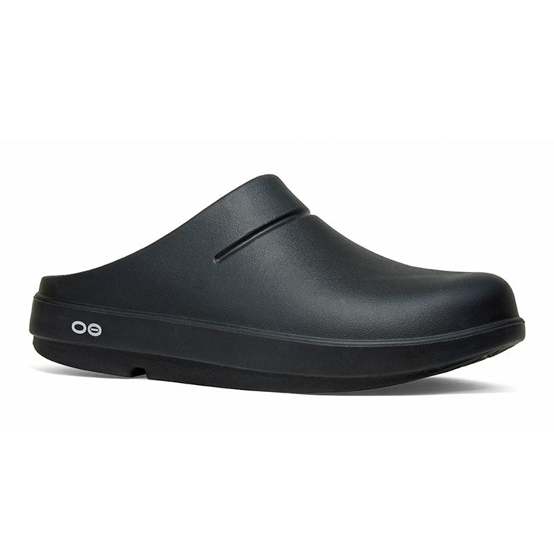 OOFOS OOcloog - Black ウーフォス ウークルッグ ブラック リカバリーサンダル