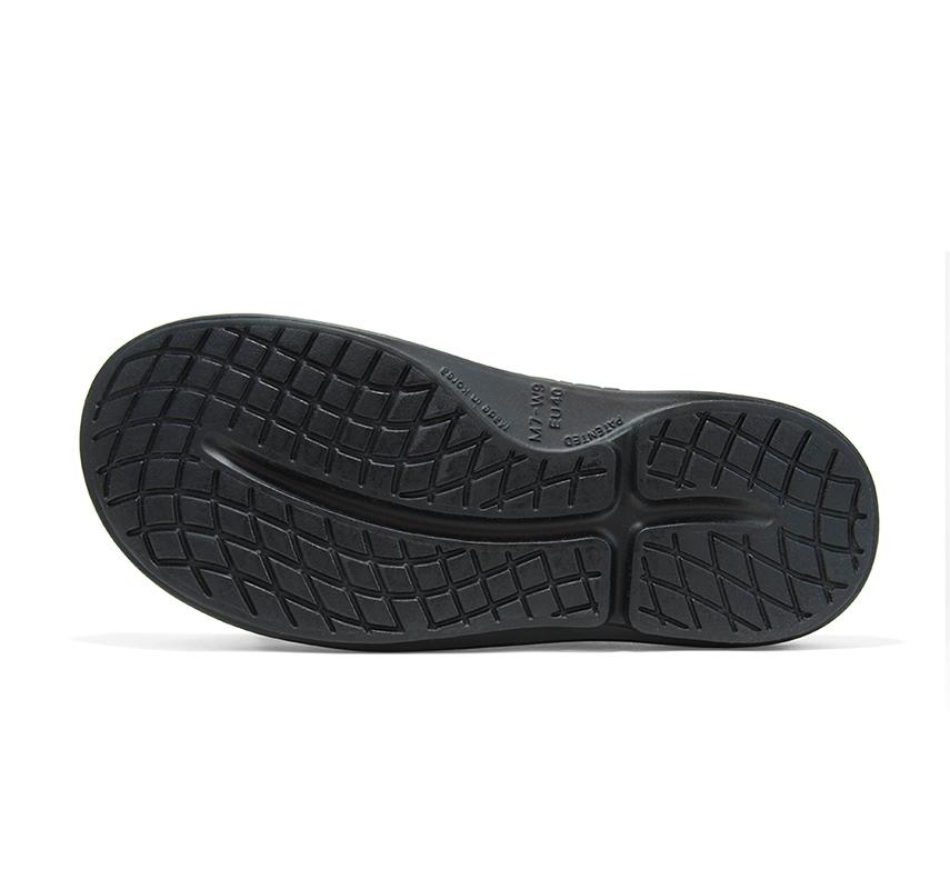 OOFOS OOcloog - Black ウーフォス ウークルッグ ブラック リカバリーサンダル