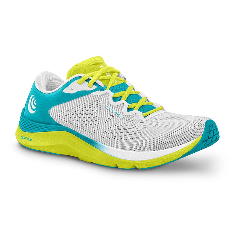 Topo Athletic FLI-LYTE 4 - White/Lime - WOMENS トポアスレチック フライライト4 ウィメンズ ランニングシューズ