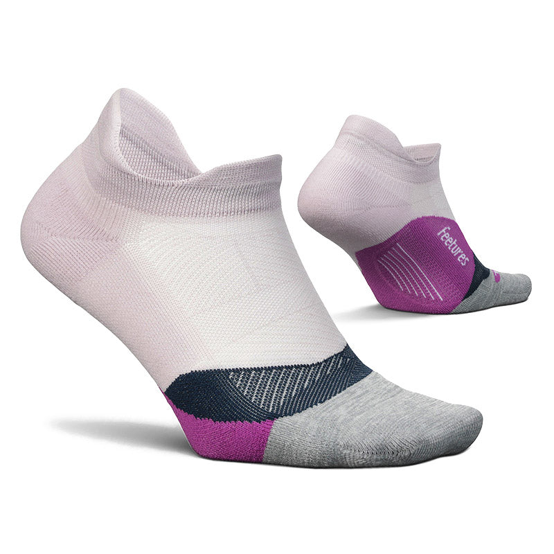 Feetures ELITE LIGHT CUSHION NO SHOW TAB - Virtual Lilac フィーチャーズ アンクル丈 ランニングソックス バーチャルライラック
